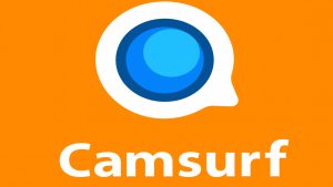 Camsurf logo icon for free random video chat, adult cam chat, chat live with girls, anonymous sex chat, and free webcam chat online.