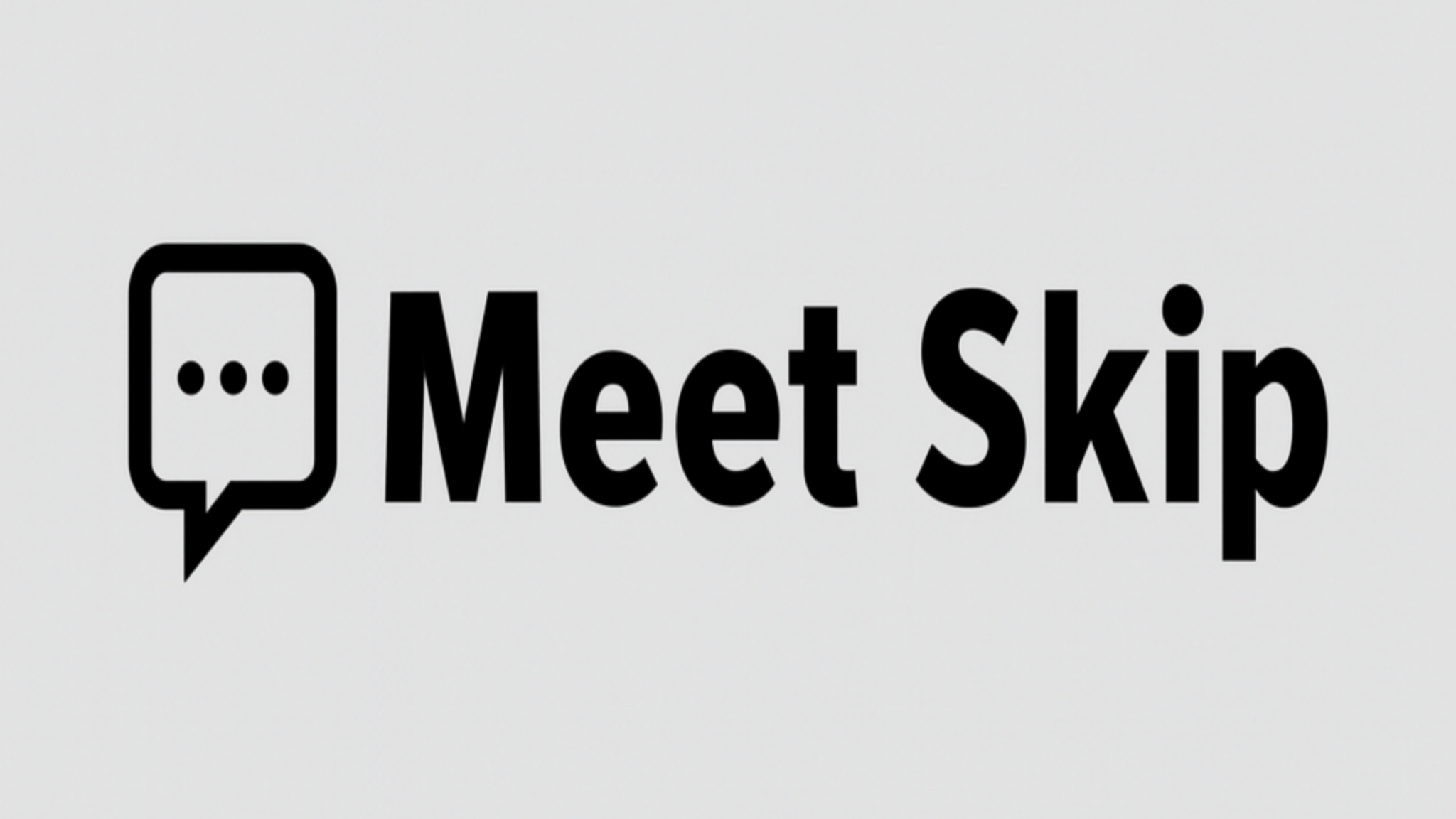 Meet Skip logo for free cam chat, random video chat, and Omegle alternative site