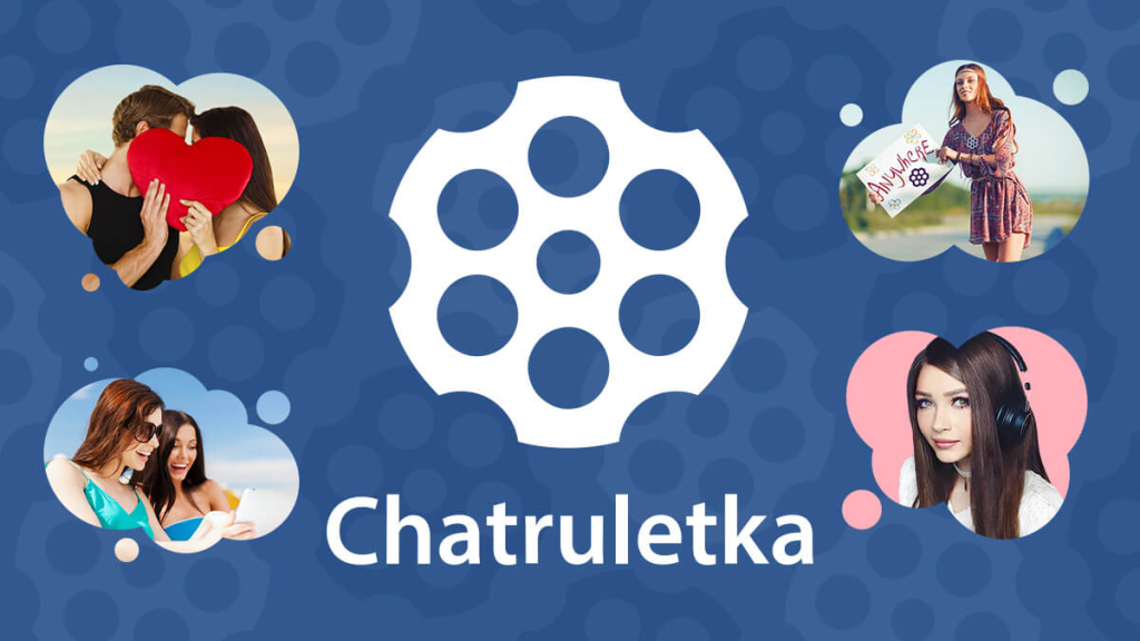 Chatruletka homepage screenshot of random video chat platform for live face-to-face interactions with girls online