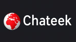 Chateek logo for random video chat and anonymous cam-to-cam chatting, Omegle alternative