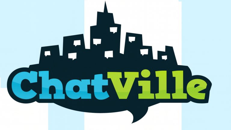 Chatville logo – random video chat and free cam2cam chat platform connecting strangers online.