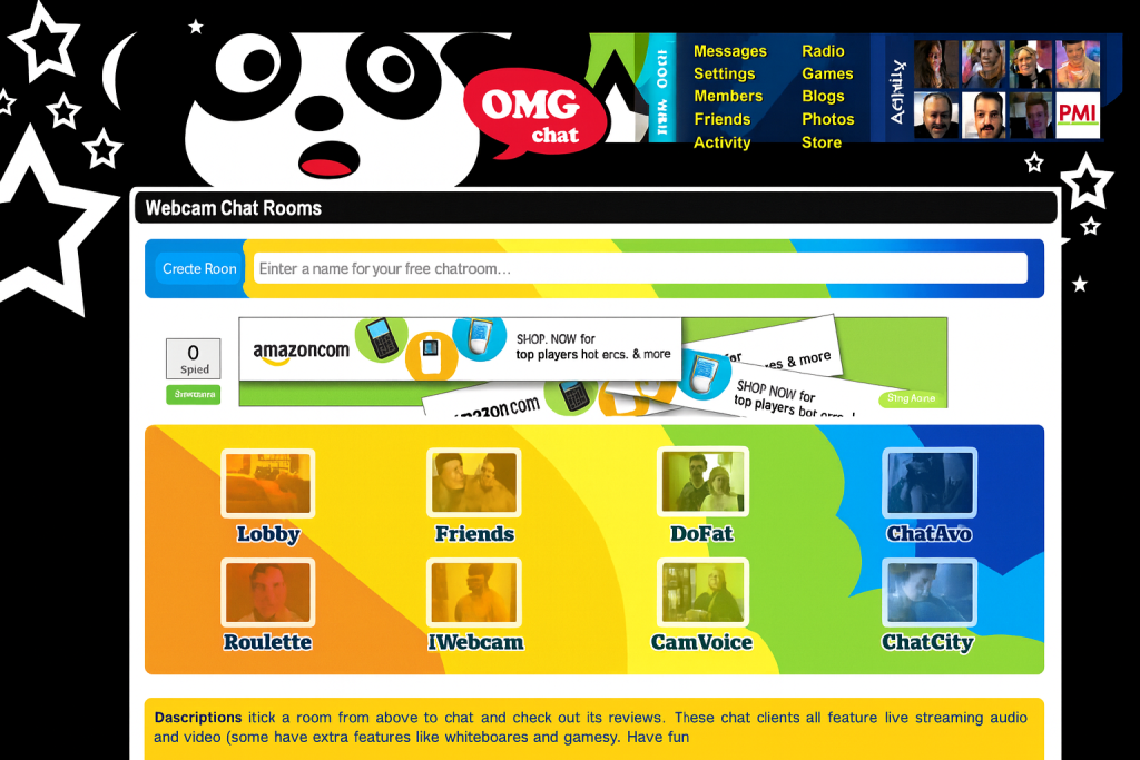 Users chatting on OMG Chat – live cam to cam video chat, free chat to strangers, and Omegle alternative for connecting online through webcam conversations.