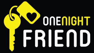 OneNightFriend logo for random video chat, free cam chat, cam to cam, and anonymous chat platform to talk to strangers online.