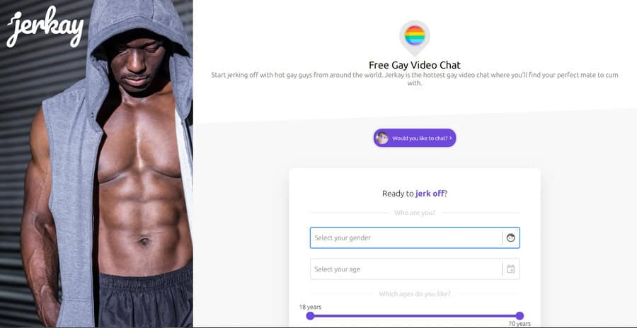 Jerkay homepage showing free random cam2cam chat rooms and live chat options to connect with strangers and enjoy cam live experiences.