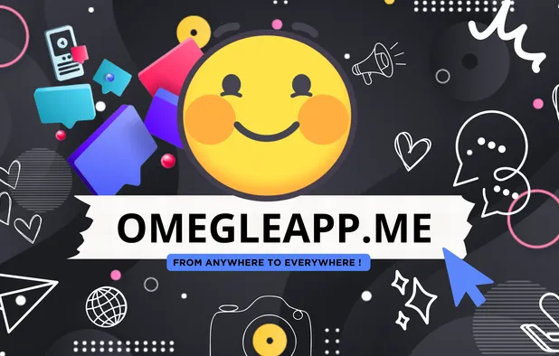 OmegleMe video chat interface featuring live cam connections, skip-to-next feature, and fun social chatting with new people online
