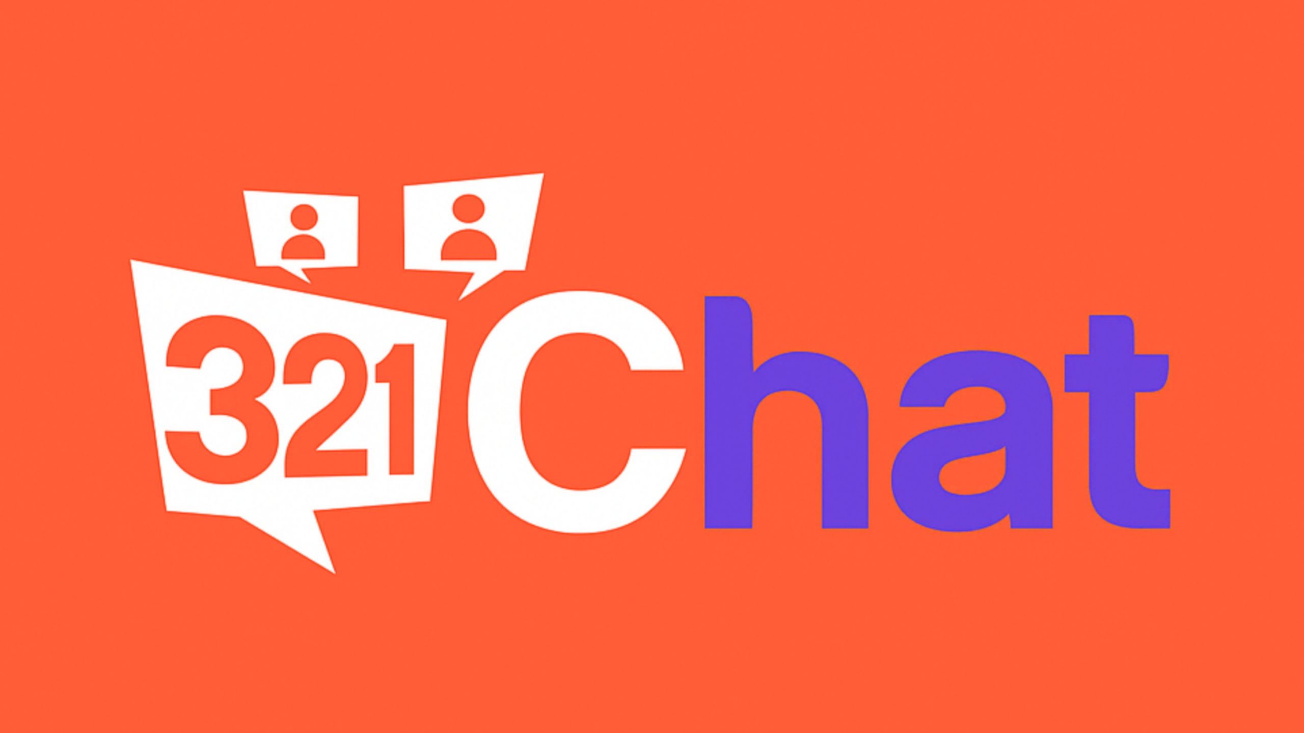 321Chat logo used for online video chat and Omegle alternative platform.