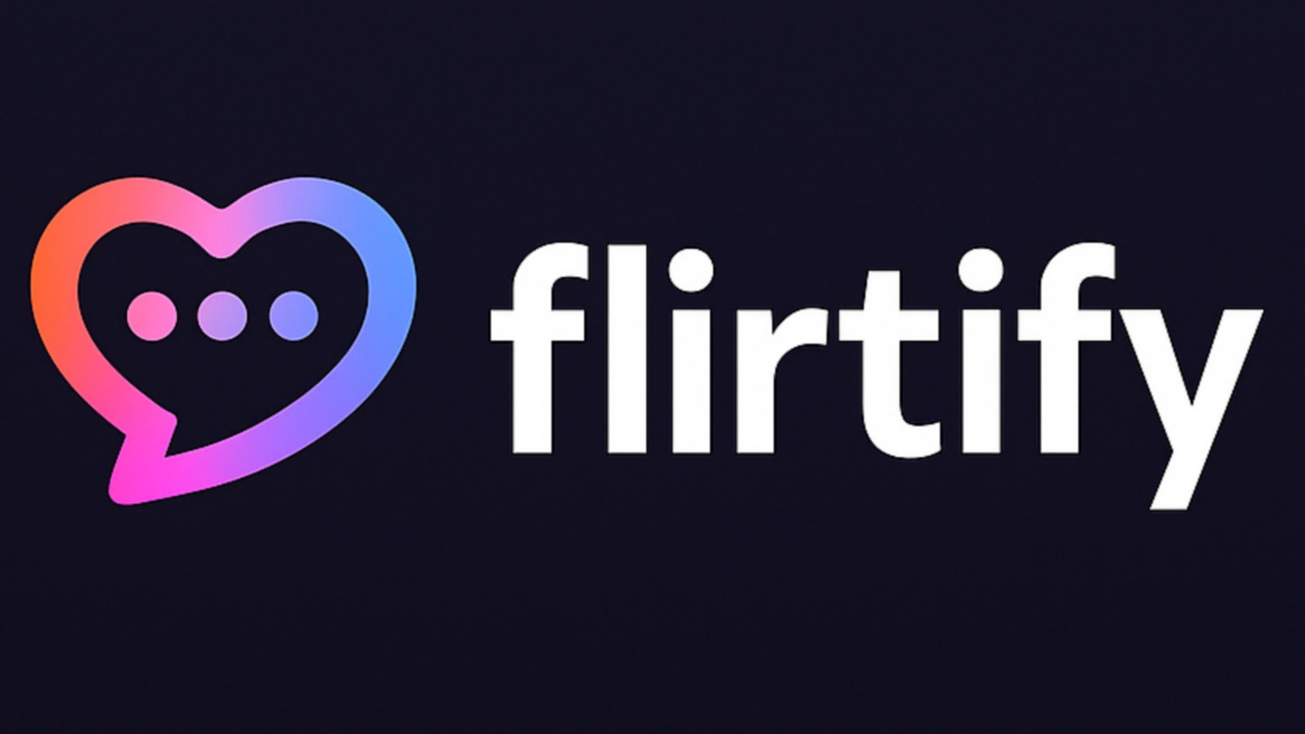 Flirtify logo for random video chat and cam to cam chat platform where users talk to strangers online.