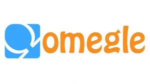 Omegle logo for online random video chat and chat to strangers platform