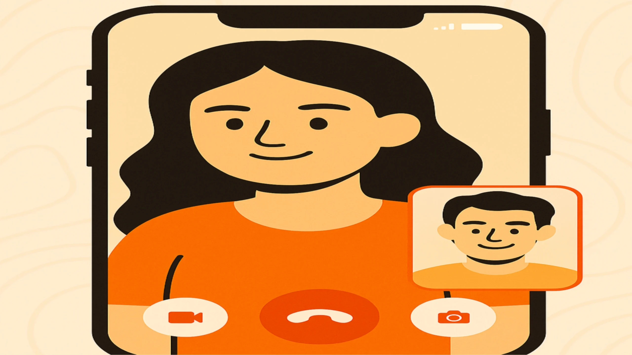 Talk to strangers video call on mobile phone with cam to cam chatting and instant random pairing system