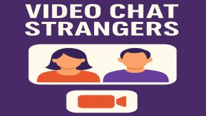 Video Chat With Strangers logo used for online video chat and Omegle alternative website