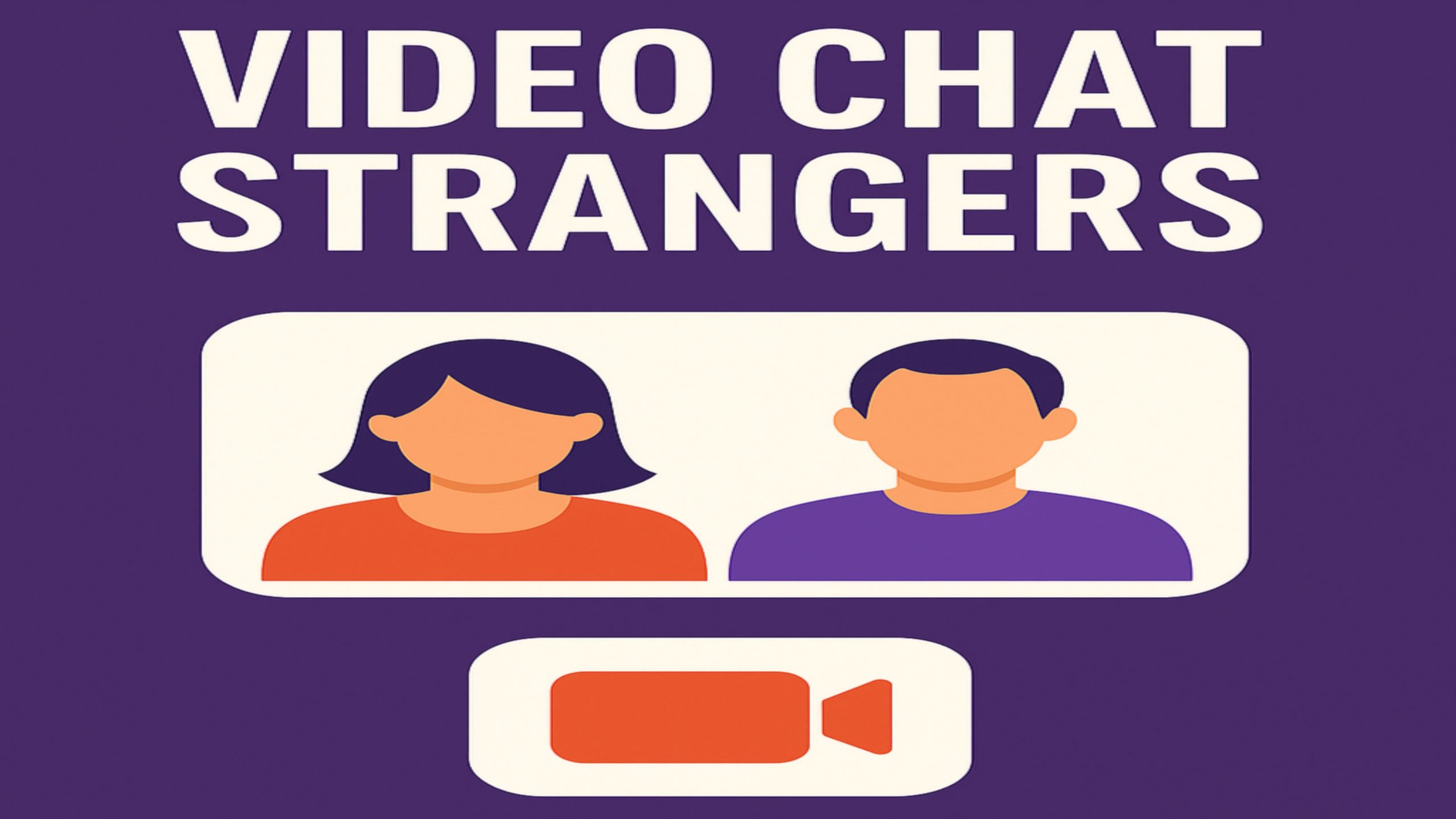 Video Chat With Strangers logo used for online video chat and Omegle alternative website