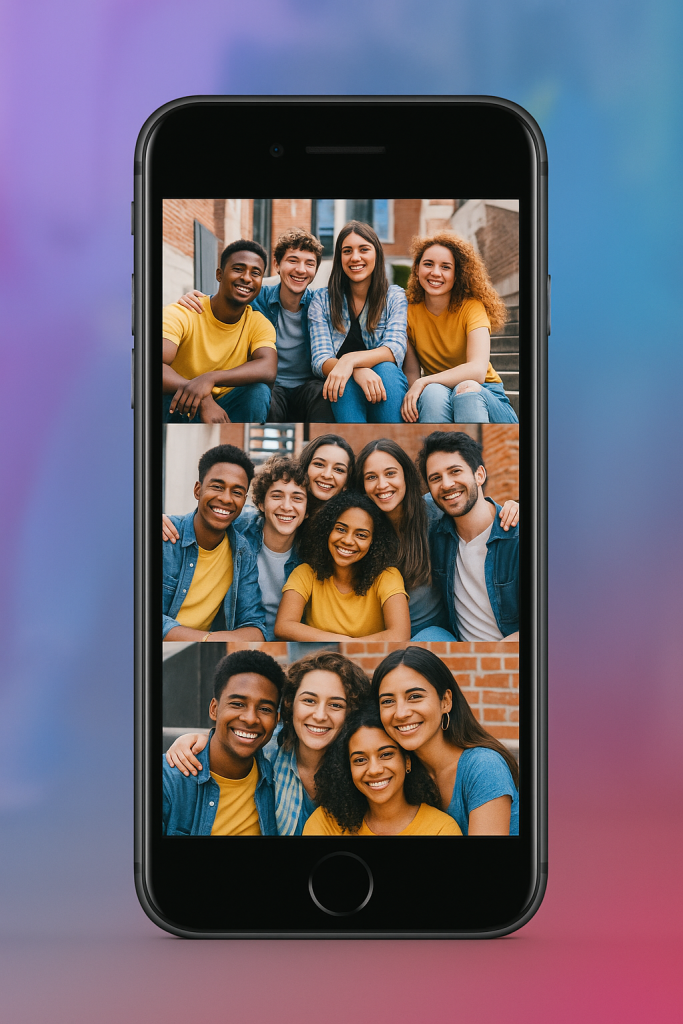 Teen Chat platform review banner showing safe teen chat rooms and online conversations with new friends