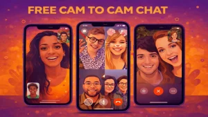 free cam to cam chat visual illustrating live video chat with strangers and online cam to cam communication worldwide