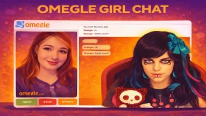 omegle girl chat interface illustrating anonymous video chat with women and real time cam to cam conversations worldwide