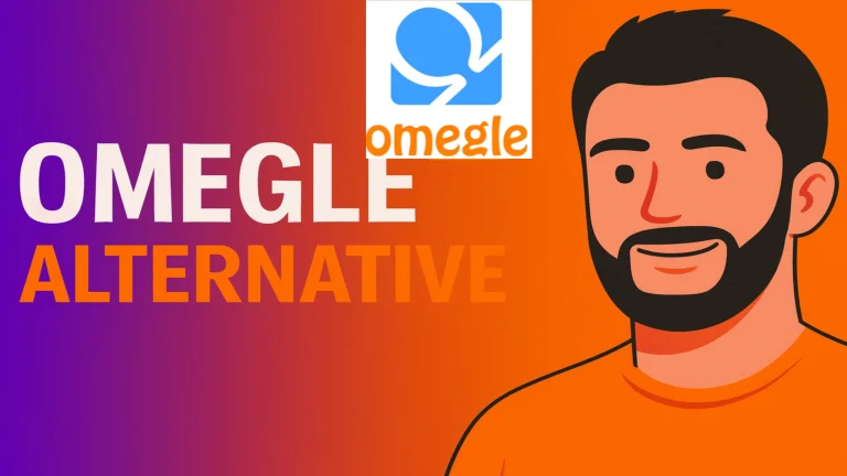 Omegle alternative keyword icon representing random cam chat, anonymous 1v1 video chat, and global stranger chat platform options