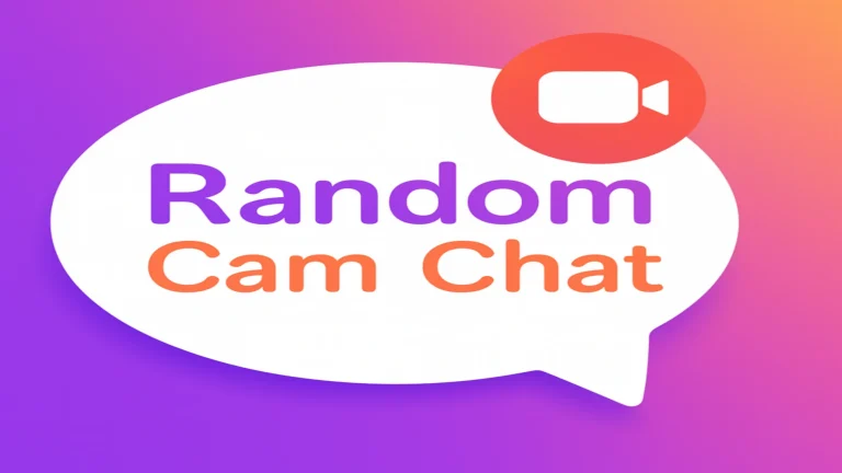 Random cam chat keyword icon representing anonymous cam to cam, free live webcam chat, and global stranger video chat