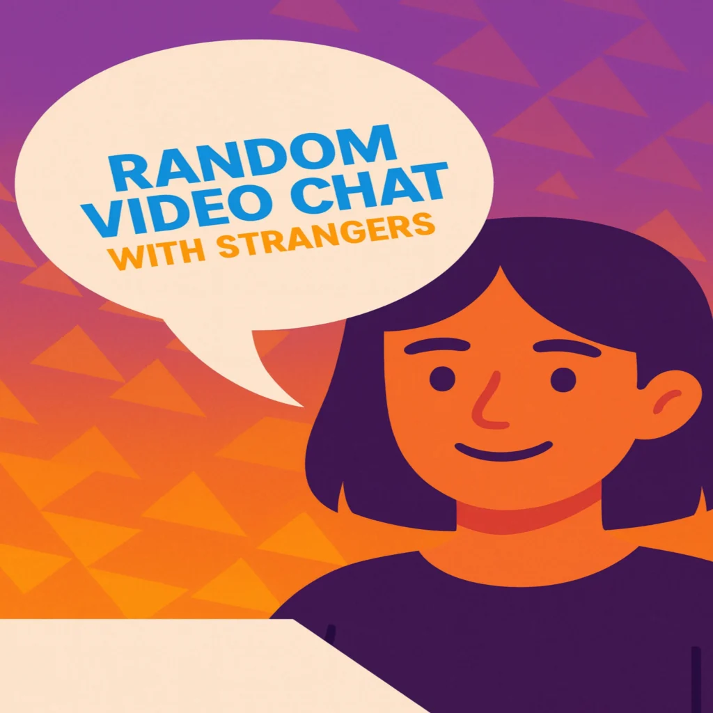 Random video chat with strangers keyword page showing cam to cam chat options, anonymous 1v1 video chat, meet strangers online, and live random webcam conversations