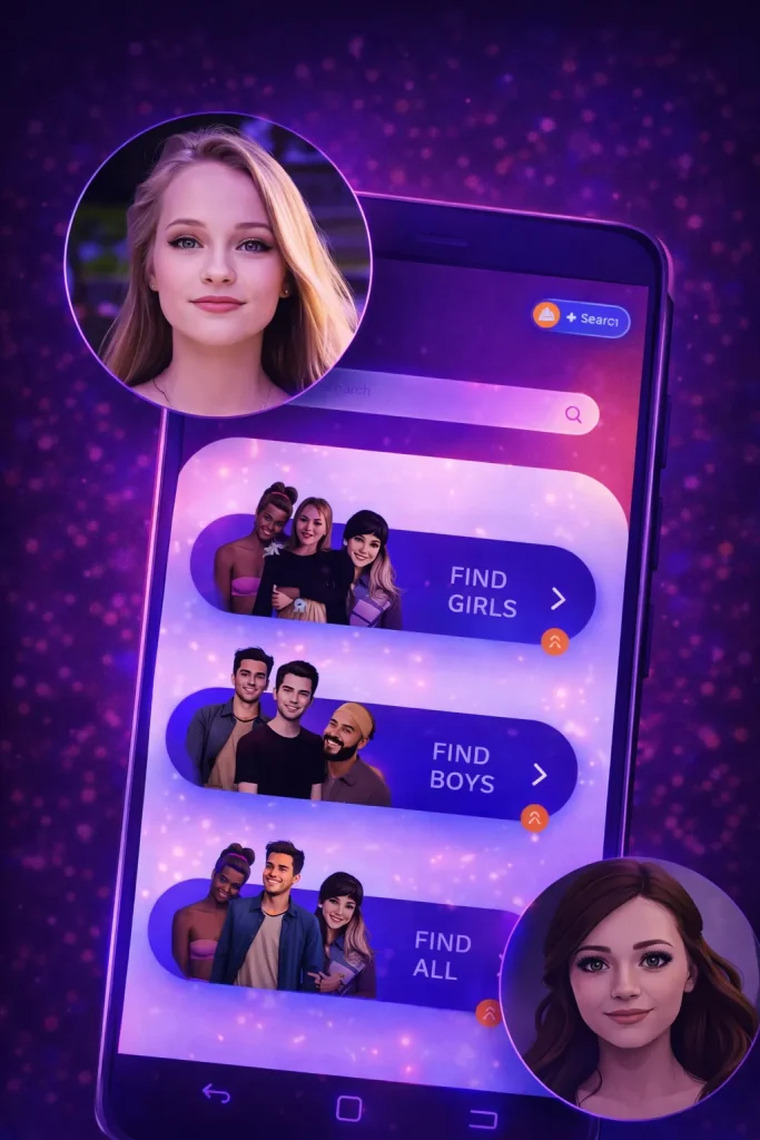 free chat now visual illustrating online video chat platform and Omegle alternative for instant conversations worldwide