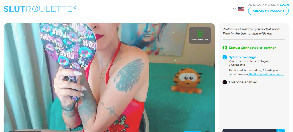 slutroulette alternative image showing adult random video chat platform with live cam to cam interactions and anonymous pairing system