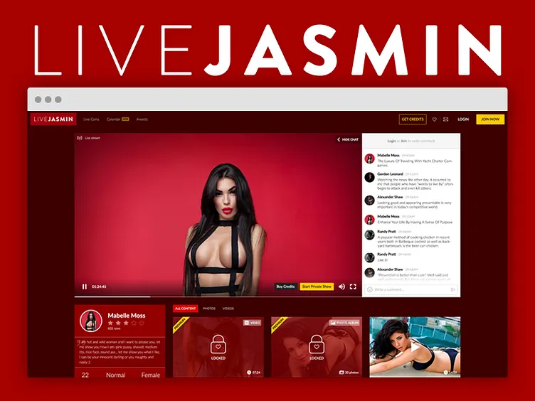 livejasmin homepage screenshot showing adult cam to cam platform with live video chat and real time face to face interactions