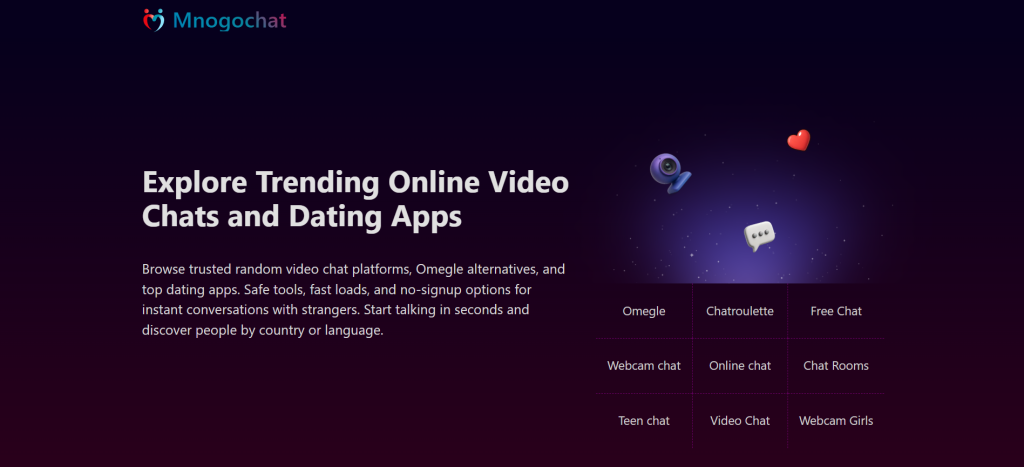 Mnogochat Alternative guide to better random video chat sites with features, pros, cons, and practical platform comparisons.