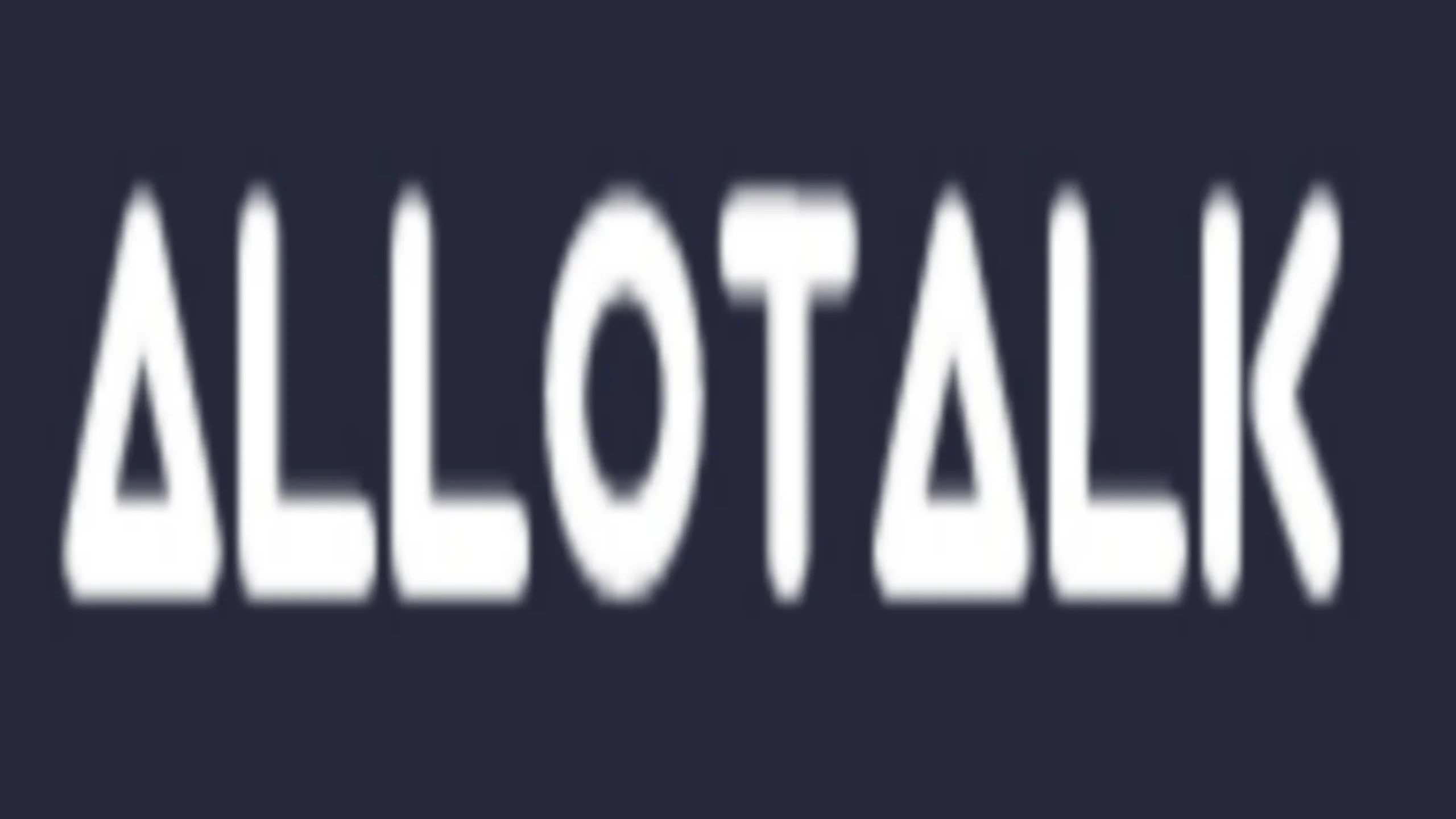 Allotalk alternative logo for online chat platform
