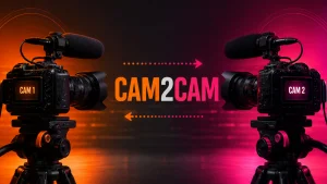 Cam to cam alternative logo for random video chat platform