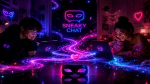 Casual chat logo for online chat platform