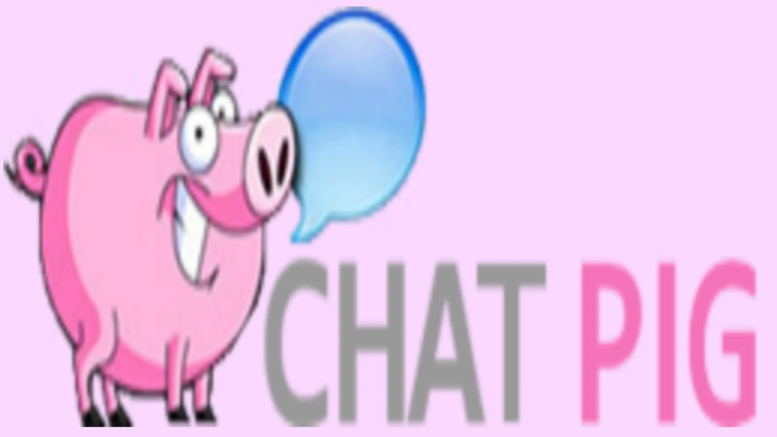 Chatpig alternative logo for random video chat platform