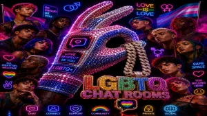 LGBTQ chat rooms logo for inclusive online chat platform