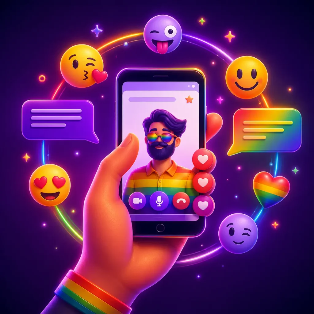 LGBTQ chat homepage for free online conversations