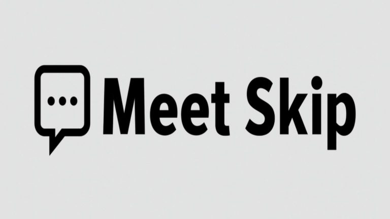 MeetSkip alternative logo for random video chat platform