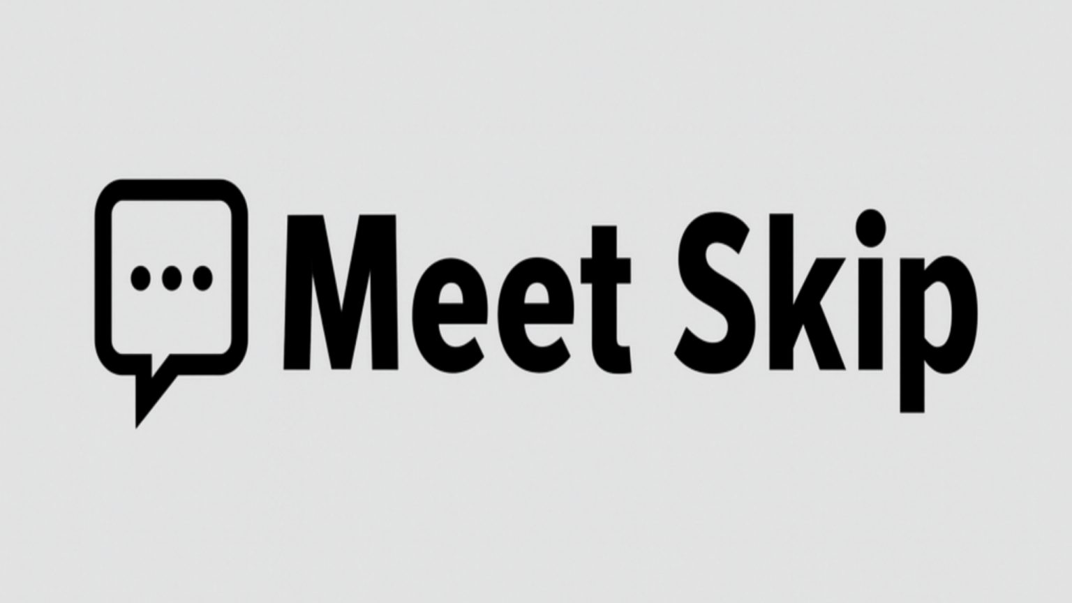 MeetSkip alternative logo for random video chat platform