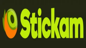 Stickam logo for live video chat platform