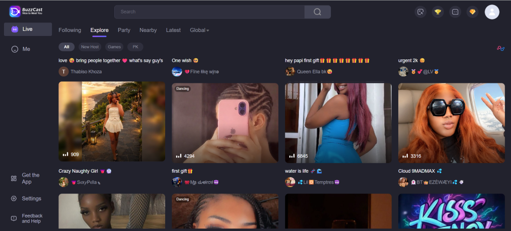 Buzzcast blends live streaming, random video chat, and short clips. See how it works and compares to Azar and Monkey.